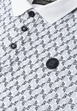 Poloshirt met korte mouwen en all-over print