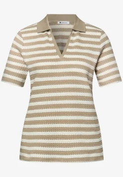 Poloshirt met korte mouwen en strepen