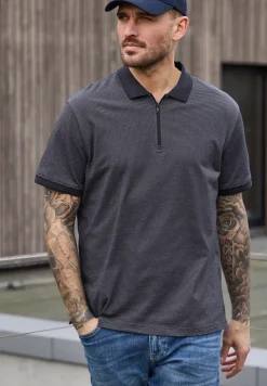 Poloshirt met korte mouwen en rits