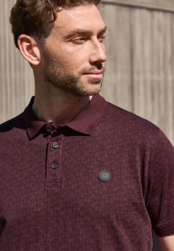Poloshirt met korte mouwen en all-over print