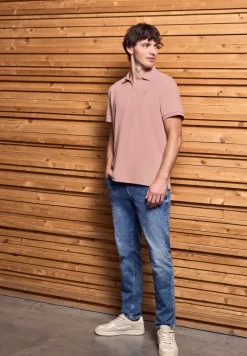 Poloshirt met open kraag