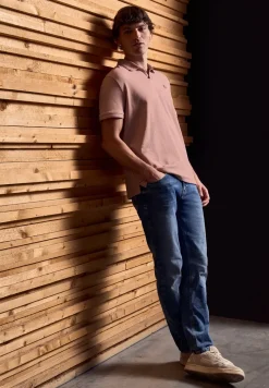 Poloshirt met open kraag