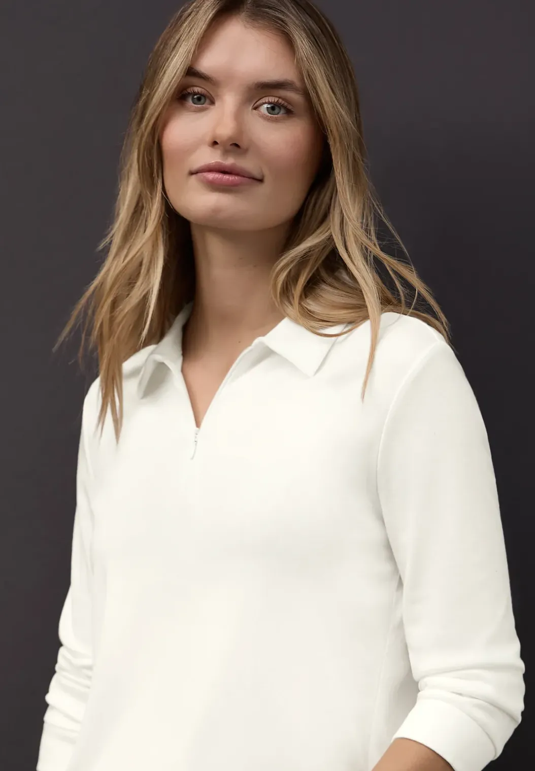 Poloshirt met rits