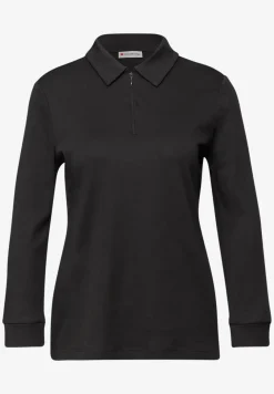 Poloshirt met rits
