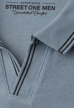 Poloshirt met structuur