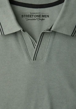 Poloshirt met structuur