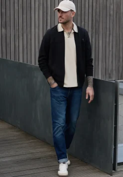 Poloshirt met structuur