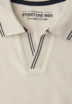 Poloshirt met structuur