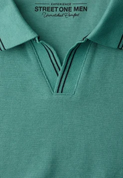 Poloshirt met structuur