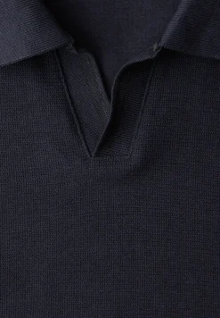 Poloshirt met structuur