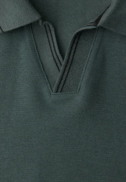 Poloshirt met structuur