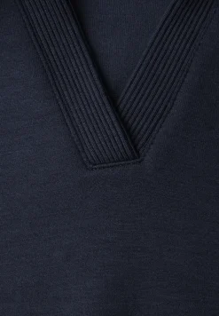 Poloshirt met korte mouwen en geribd detail