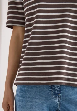 Poloshirt met korte mouwen en strepen