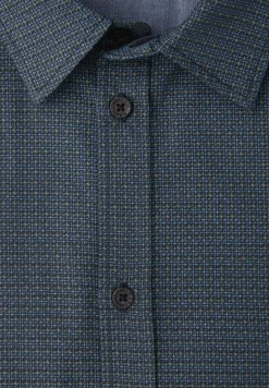 Popeline overhemd met minimale print