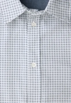 Popeline overhemd met minimale print
