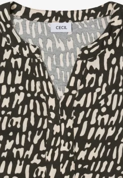 Printshirt in tuniekstijl
