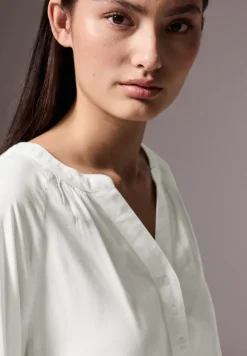 Raglan blouse in effen kleur