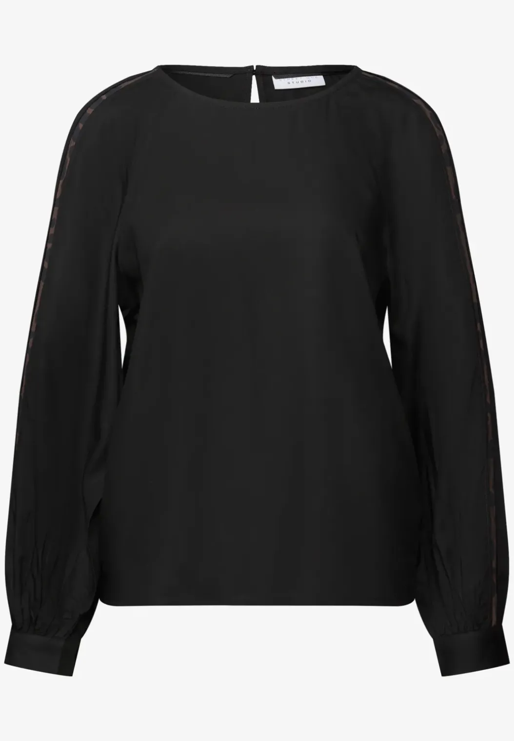 Raglan blouse met getapete details