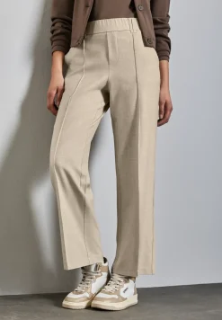 Rechte gemêleerde broek
