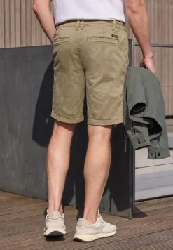 Regular Fit chino shorts met zakken