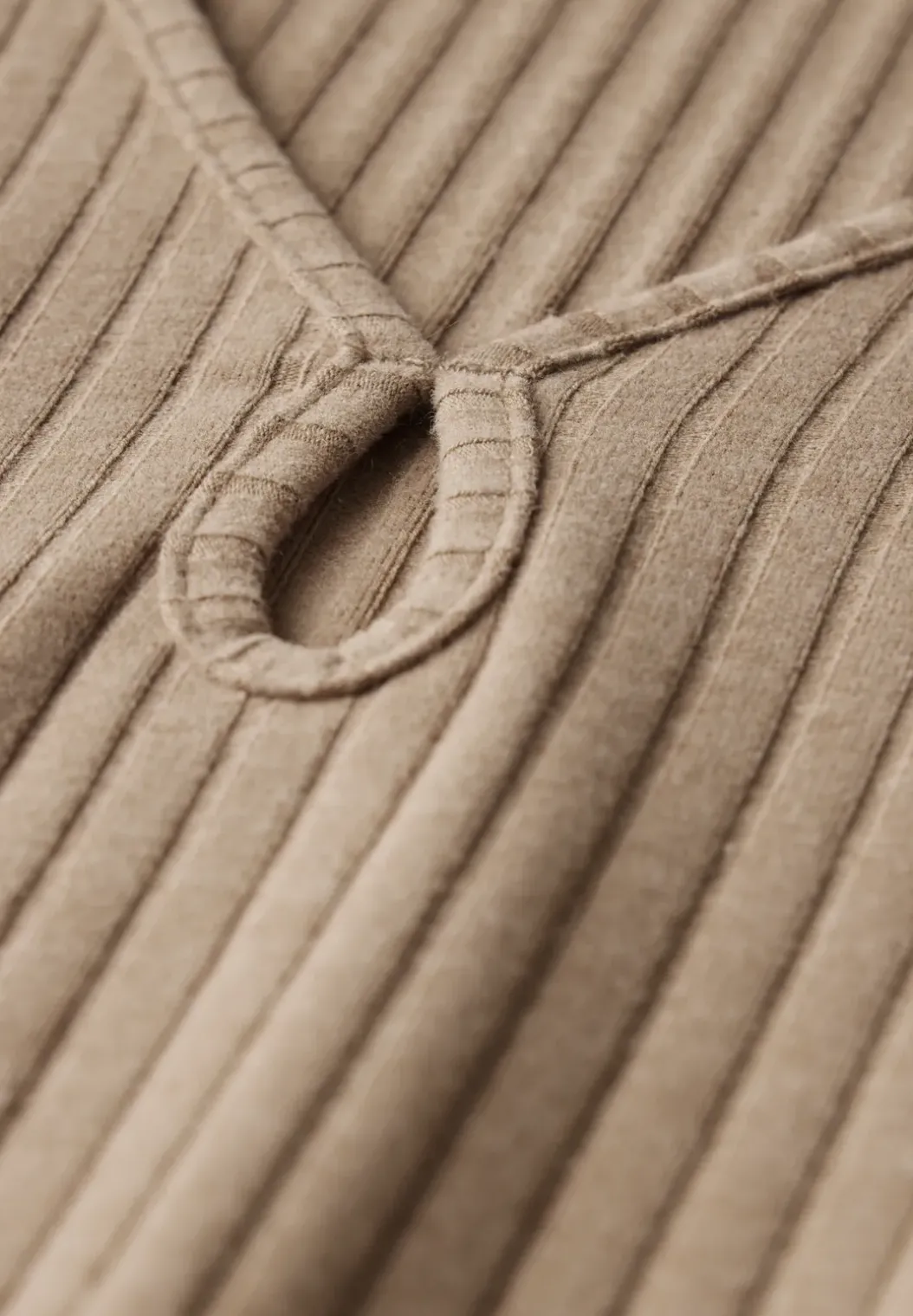 Ribtricot jurk