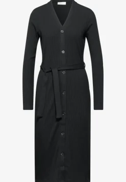Ribtricot jurk