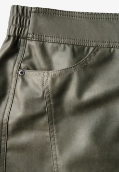 Rok in lederlook