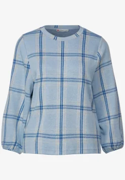 Ruiten shirt met 3/4-mouwen
