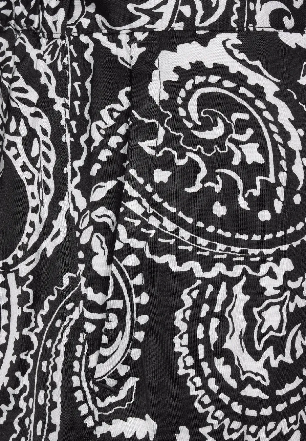 Satijnen paisley-shirt