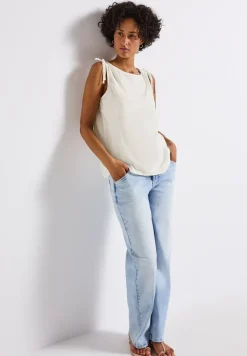 Seersucker blouse top