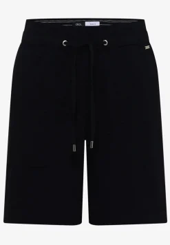 Seersucker shorts in effen kleuren