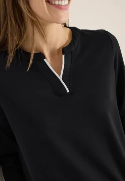 Shirt in effen kleur