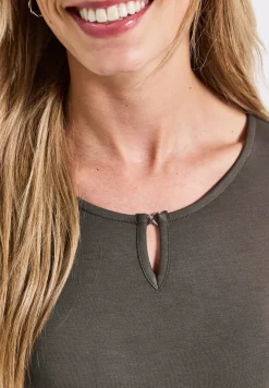 Shirt in effen kleur