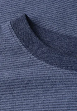 Shirt in garengestreepte look