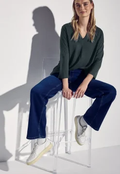 Shirt in linnenlook