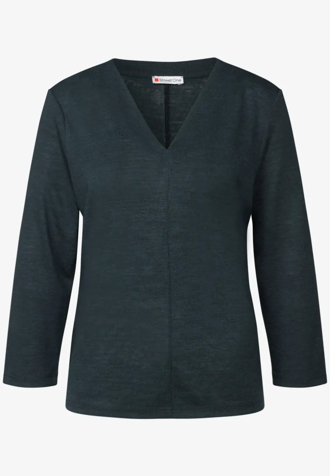 Shirt in linnenlook