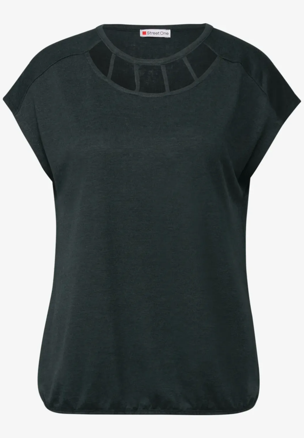 Shirt in linnenlook