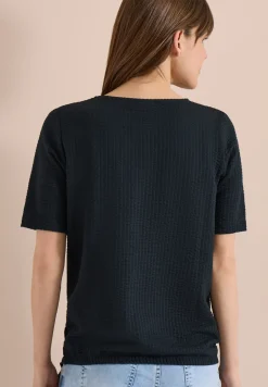 Shirt in seersucker stof