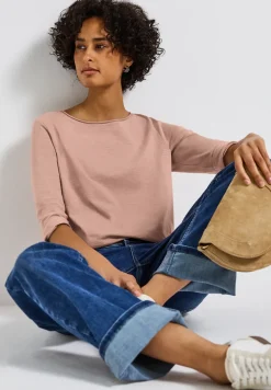 Shirt met 3/4 mouwen
