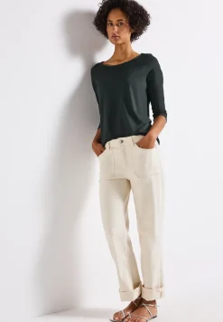 Shirt met boothals