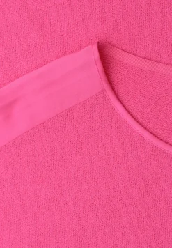 Shirt met boothals en schouderdetails