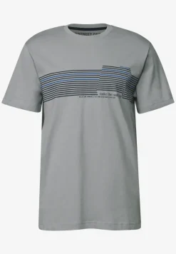 Shirt met borstprint