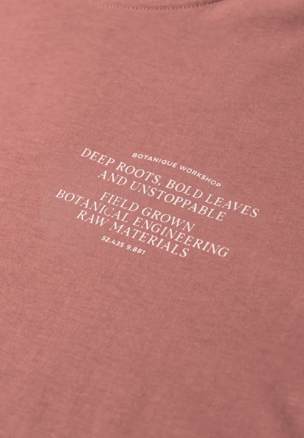 Shirt met borstprint