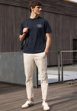 Shirt met borstprint