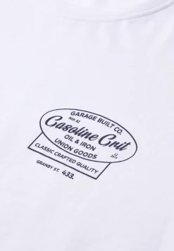 Shirt met borstprint