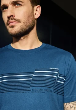 Shirt met borstprint