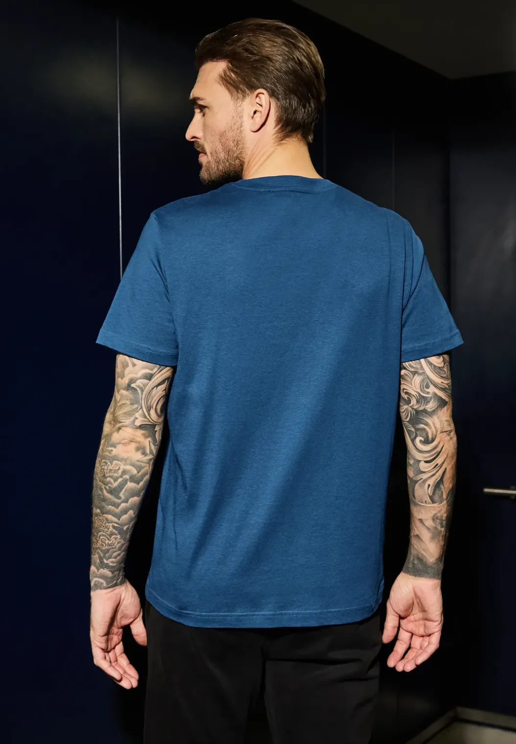 Shirt met borstprint