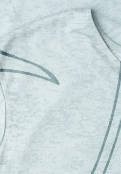 Shirt met burn-out look