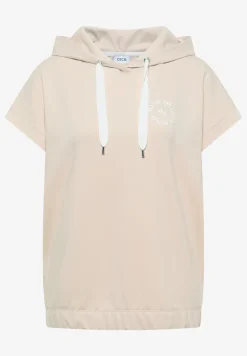 Shirt met capuchon en printdetail