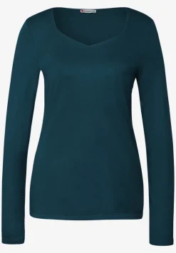 Shirt met carrée halslijn